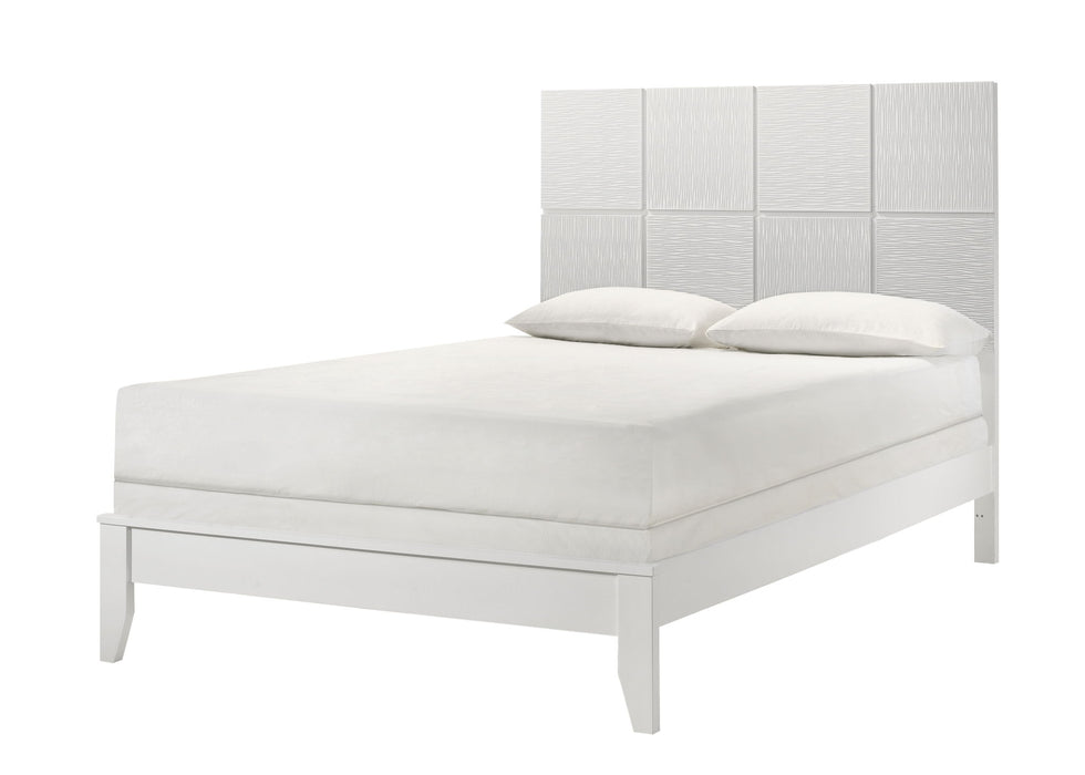 Denker - Full Bed - White
