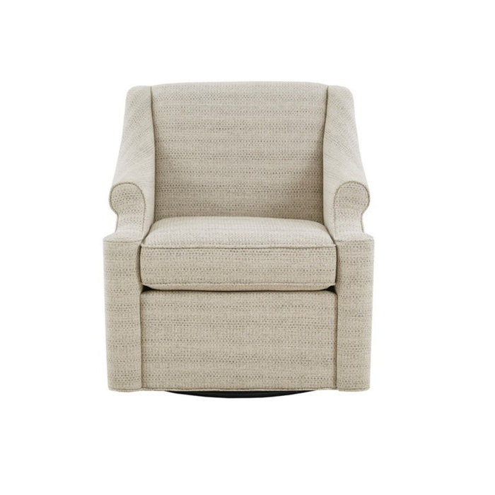 Justin - Swivel Glider Chair With 360 Degree Rotation - Tan