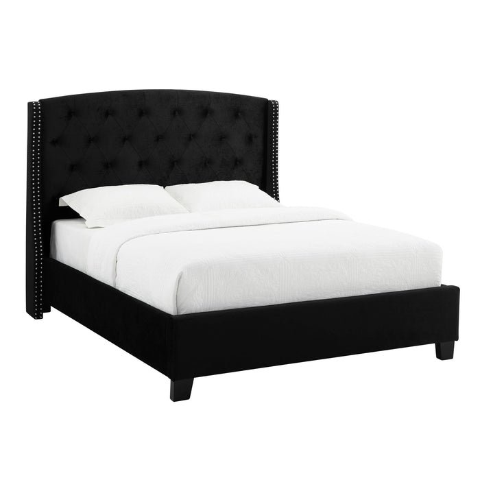 Eva - King Bed - Black