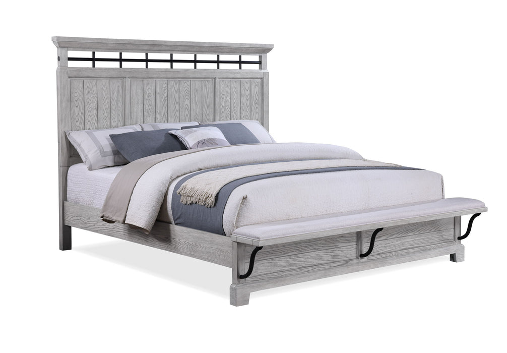 Beckett - Queen 5 Piece Bedroom Set - Greige