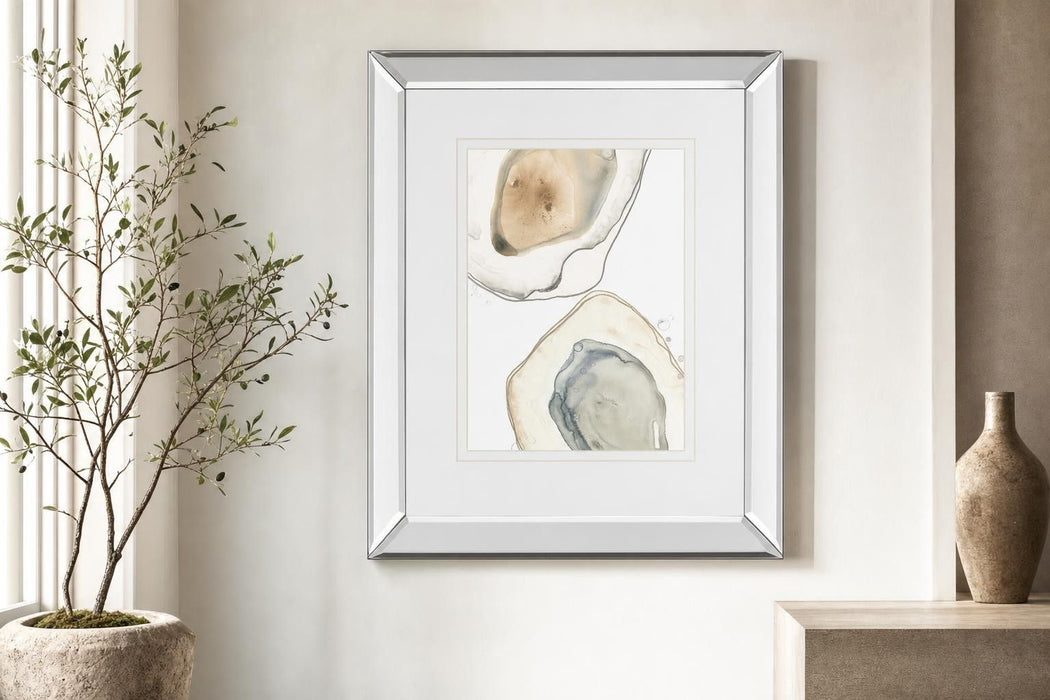 Ocean Oysters III By June Erica Vess - Gray