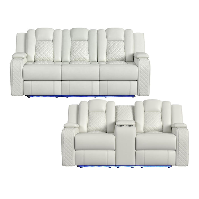 2 PC Sofa & Loveseat Set