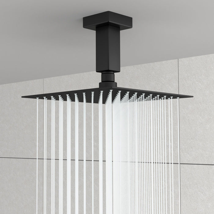 Ceiling Mounted Shower Arm With Flange Stainless Steel