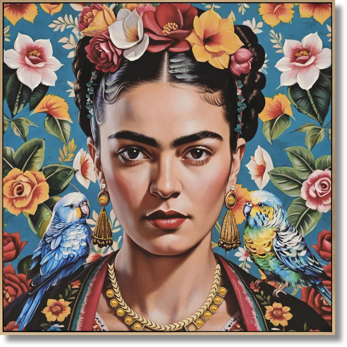 Vivid Gaze Reverie - 32" x 32" Framed Wall Art