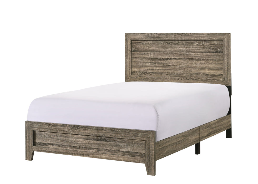 Millie - Full 4 Piece Bedroom Set - Warm Gray