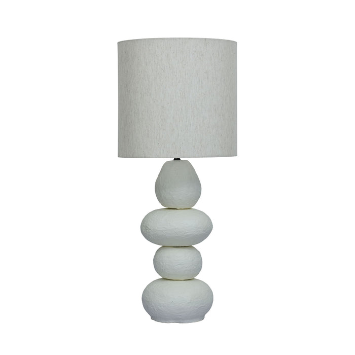 Pebble - Papier Mache Lamp