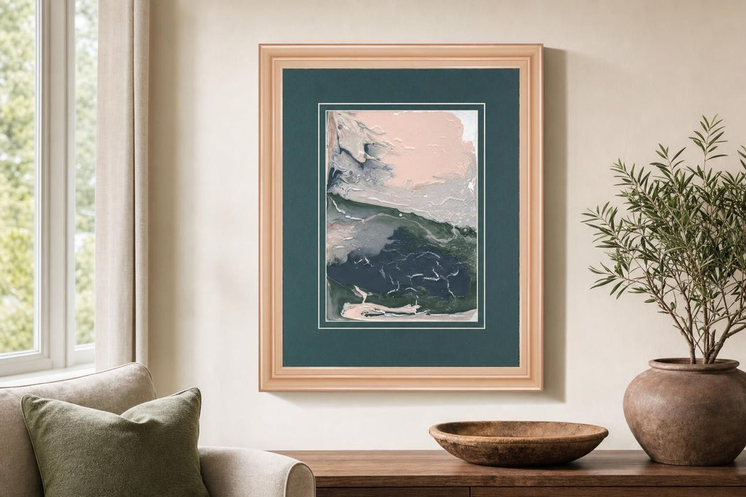 34x40 Sage Advice Abstract I By Natalie Sizemore - Dark Gray