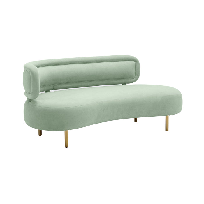 Tischa - Boucle Velvet Sofa