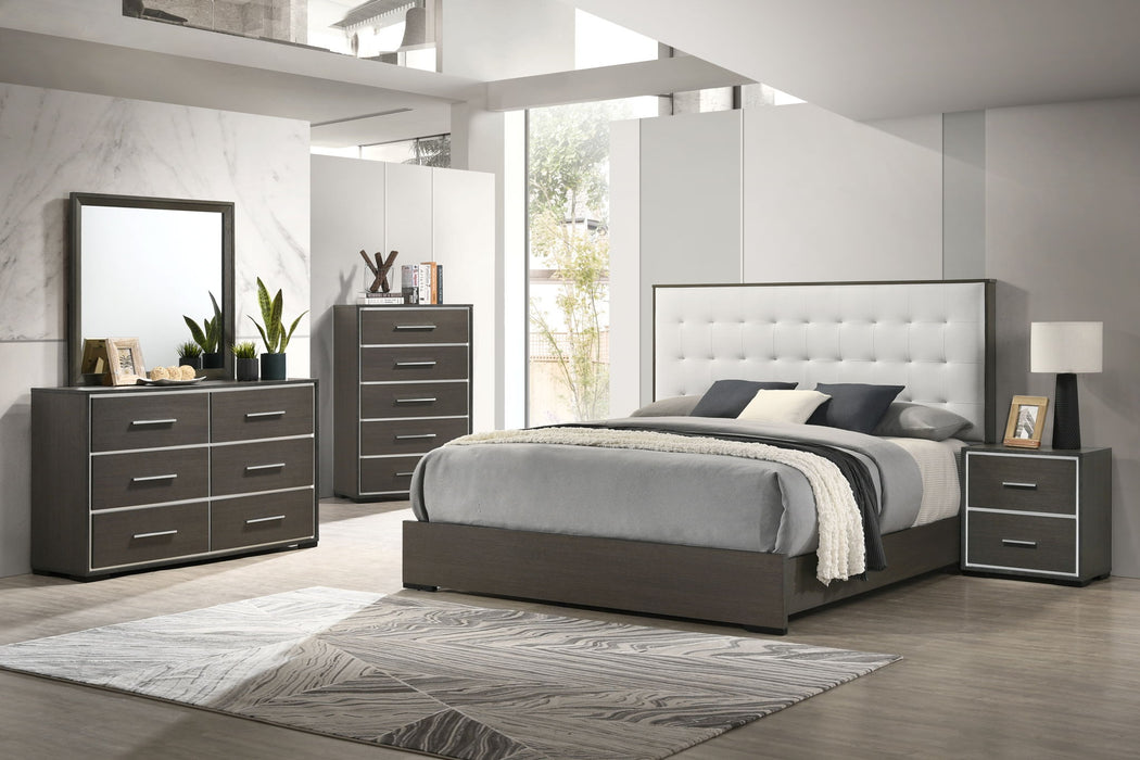 Sharpe - Full Bed - Dark Gray