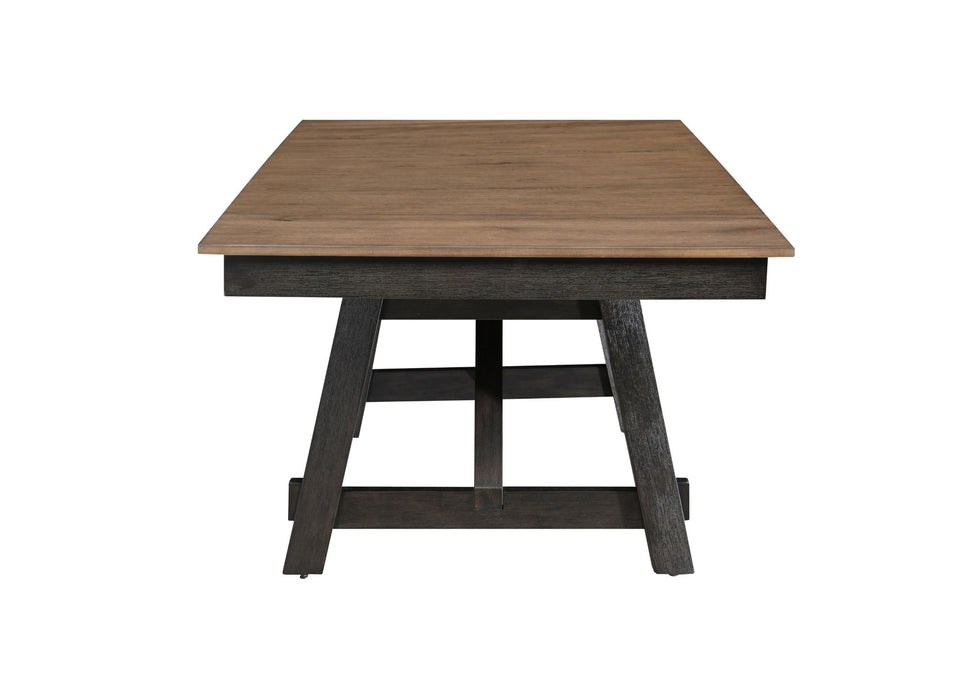 Maribelle - 5 Piece Dining Room Set - Wheat / Charcoal