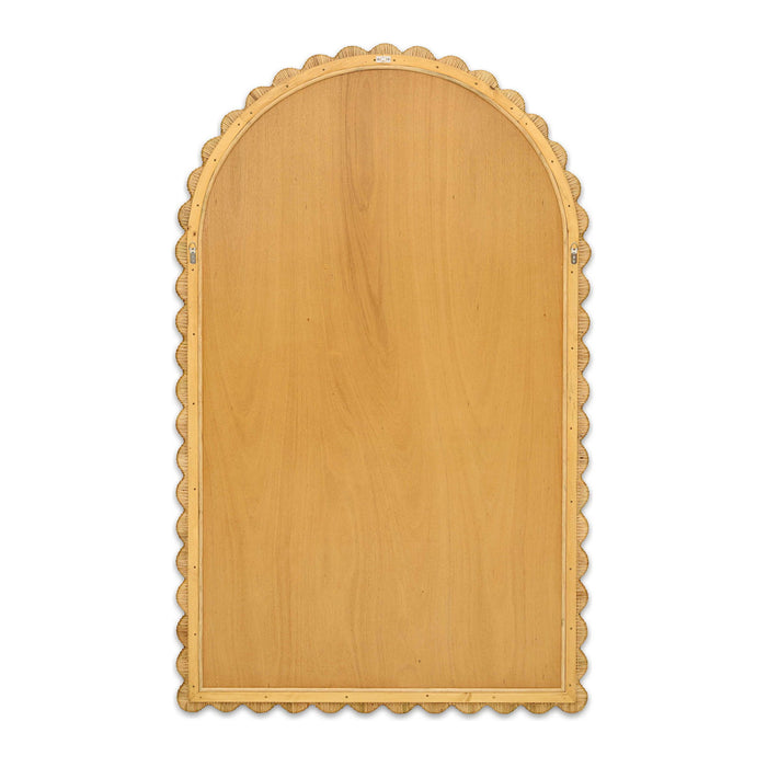 Bama - Rattan Arched Wall Mirror - Natural