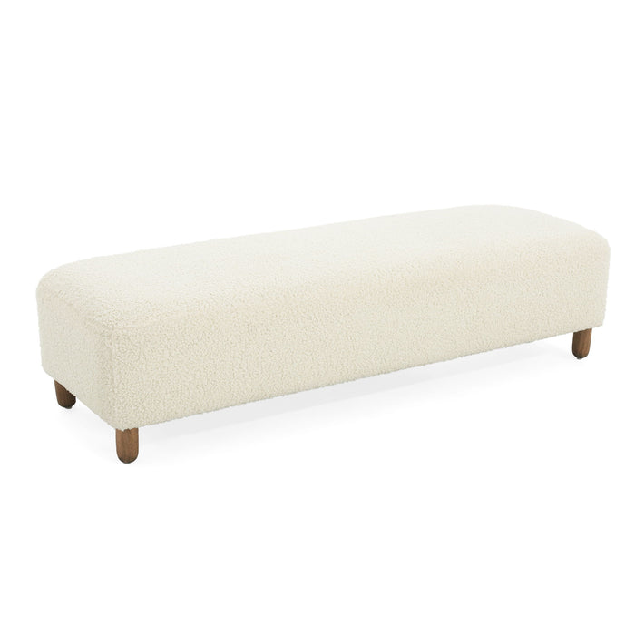 Comfortable Ottoman - White