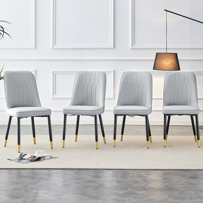 Modern Chair With Metal Legs