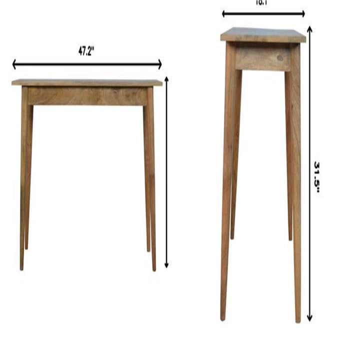 2 Drawer Writing Desk - Oak