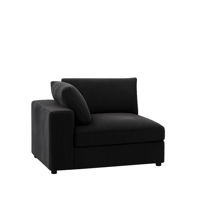 Corner Modular Sectional Sofa - Black