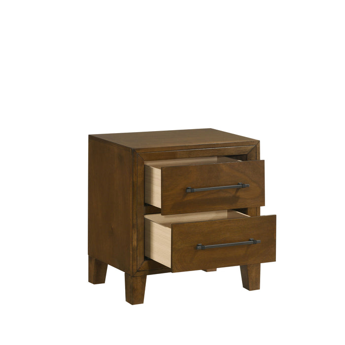 Ballard - 2 Drawer Nightstand - Walnut