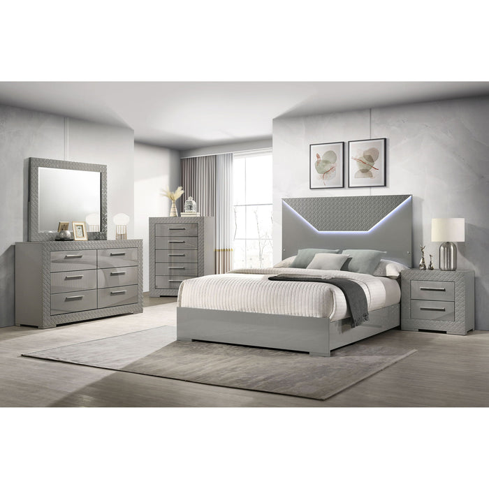 Pierce - Bedroom Set With LED Lighting