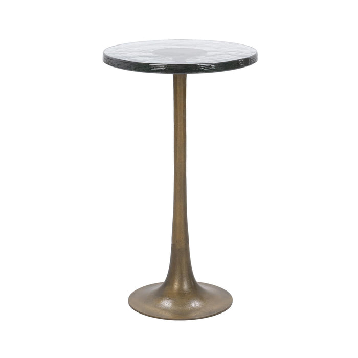 Fabiana - Round Accent Table - Brass