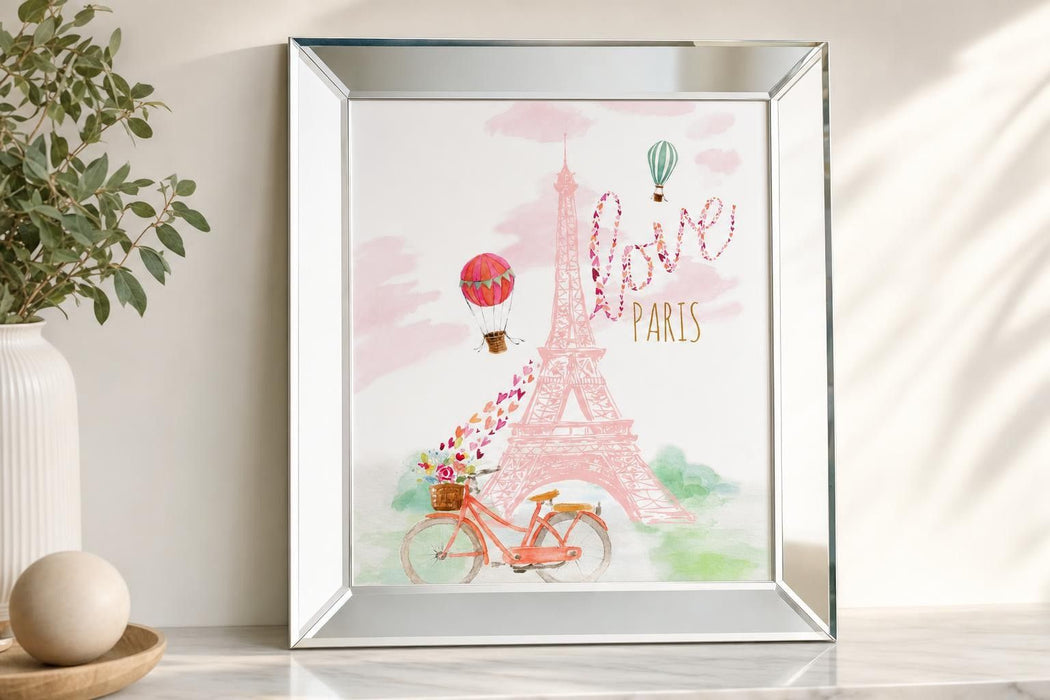 Pink Eiffel Bike Ride By LanieLoreth - Pink