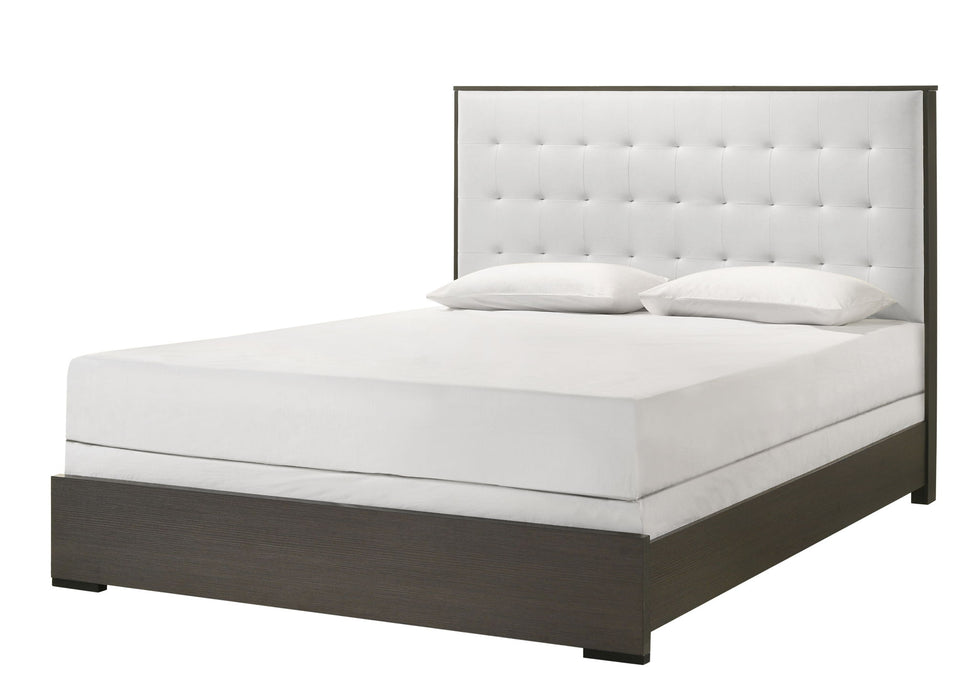 Sharpe - Queen Bed - Dark Gray