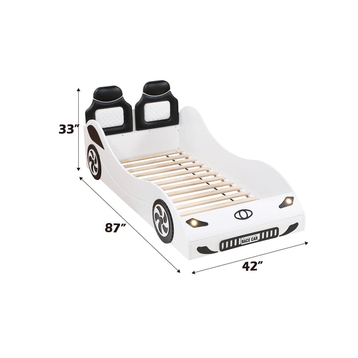 Colen - Twin Car Bed With LED