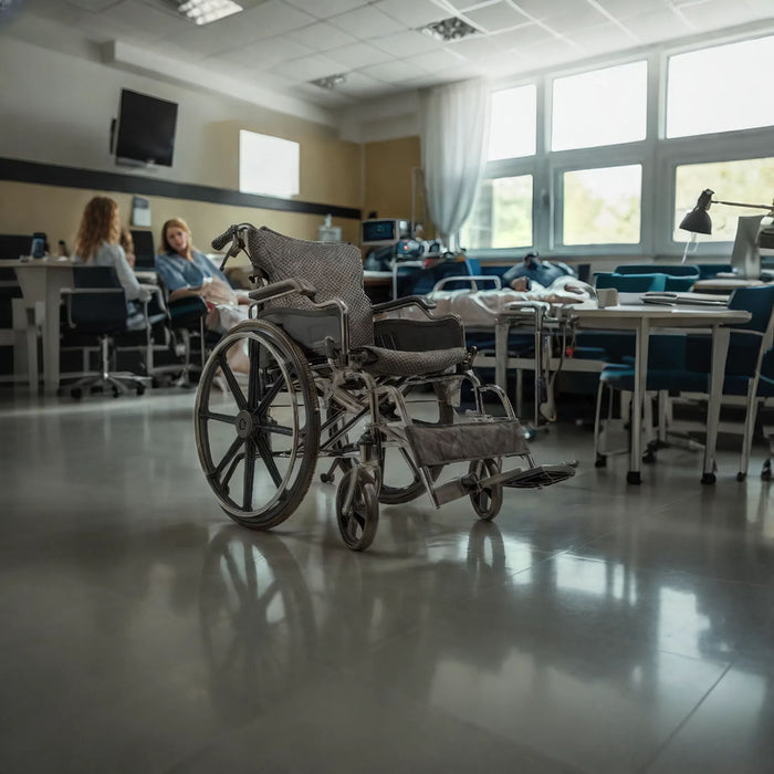 Heavy-Duty Manual Wheelchair For Adults With Double X Force Support