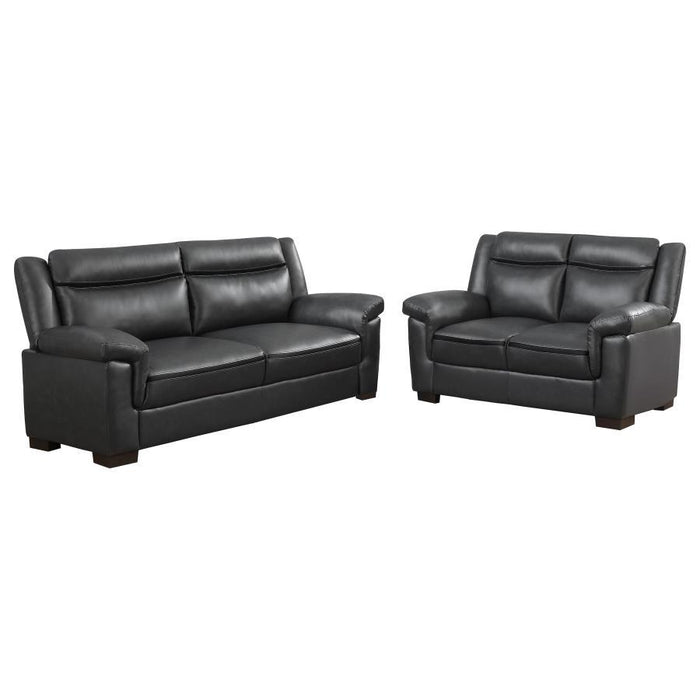 Arabella - Upholstered Padded Arm Sofa Set