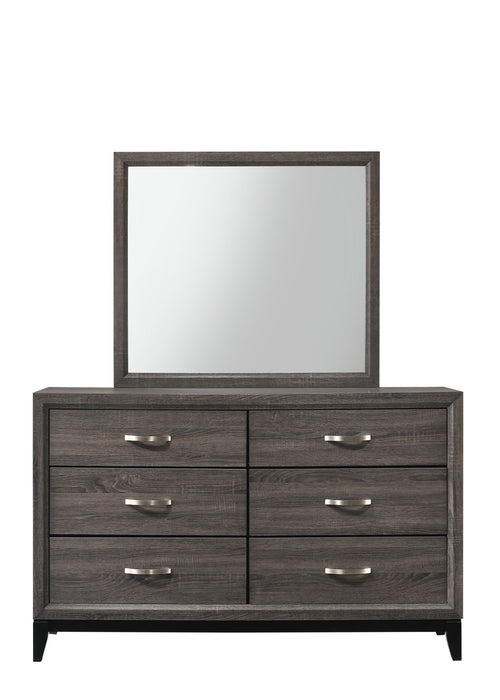 Akerson - Queen 4 Piece Bedroom Set - Gray