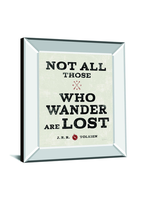 Cabin Life IV By Sue Schlabach - Mirror Framed Print Wall Art - White