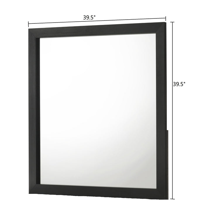 Gennro - Dresser & Mirror - Black