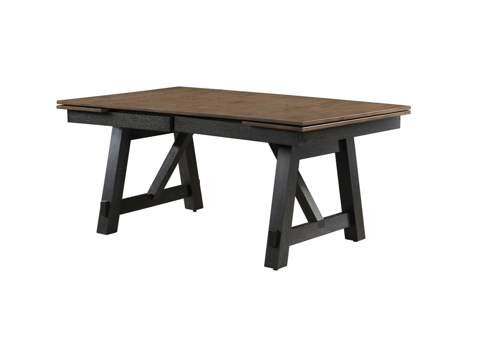 Maribelle - 5 Piece Dining Room Set - Wheat / Charcoal