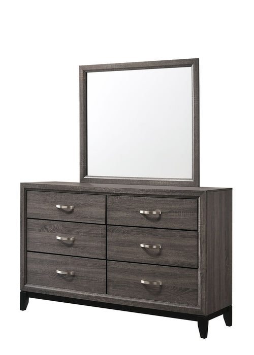 Akerson - California King 4 Piece Bedroom Set - Gray