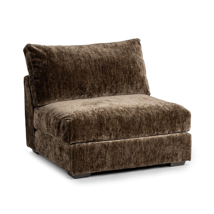 Ludwig - Armless Chair - Mossed Brown