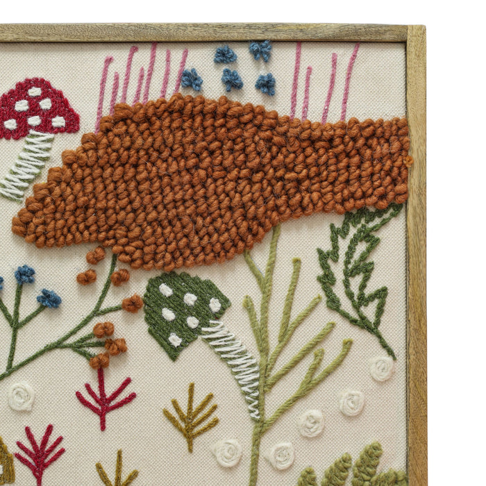 Muro - "Forage" Embroidered Wall Art