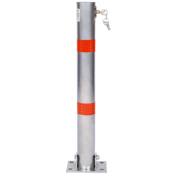 Parking Bollard Pole Barrier With Lock For Car Parking Protection