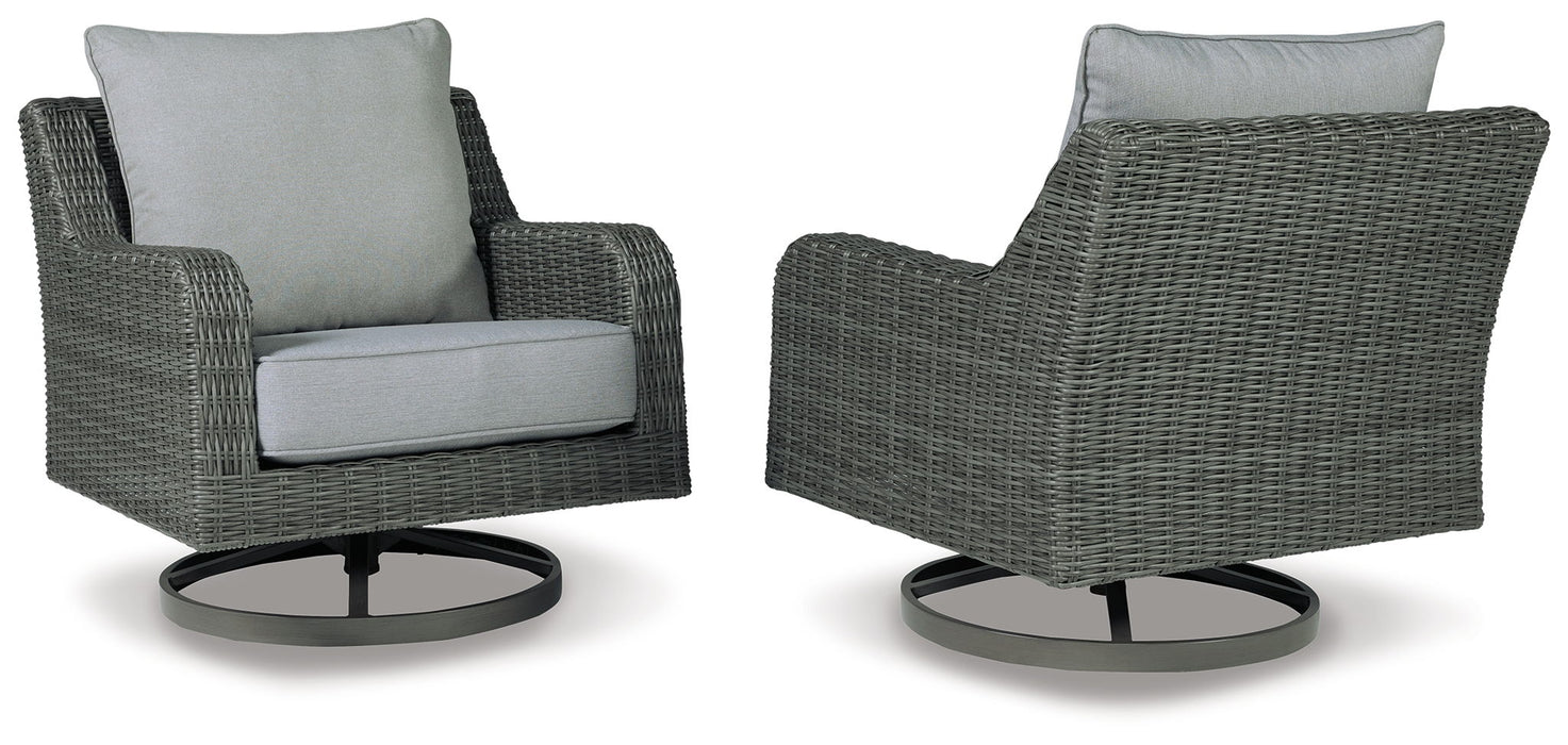 Elite Park - Gris - Salón giratorio con cojín