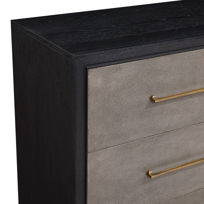 Payson - Nightstand - Black / Gray