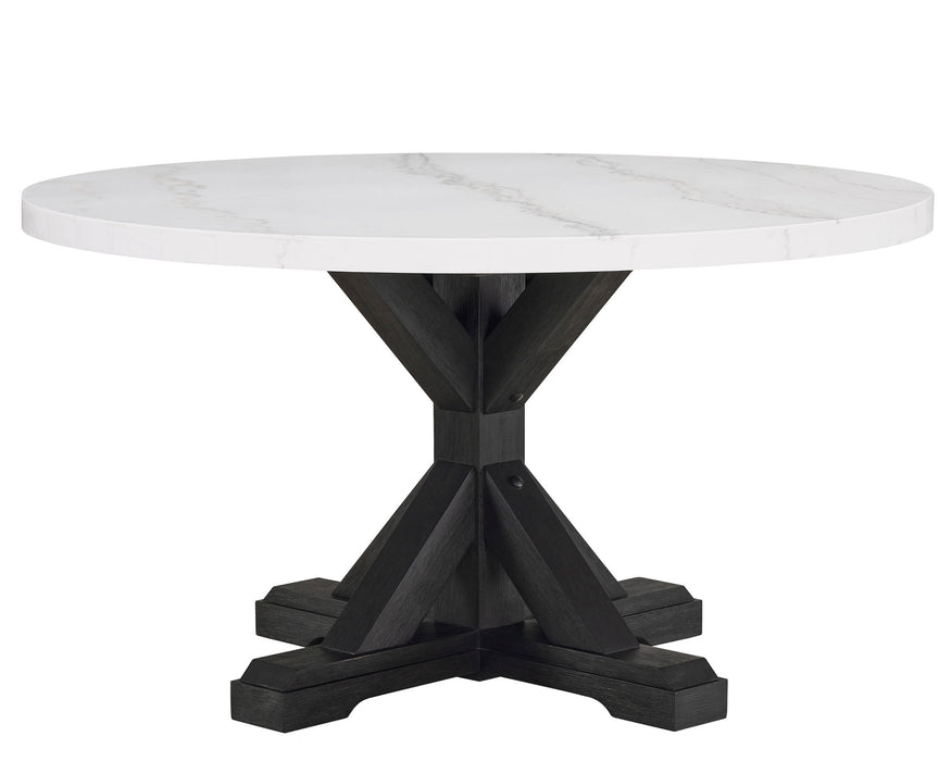 Varley - 5 Piece Dining Room Set - White / Gray