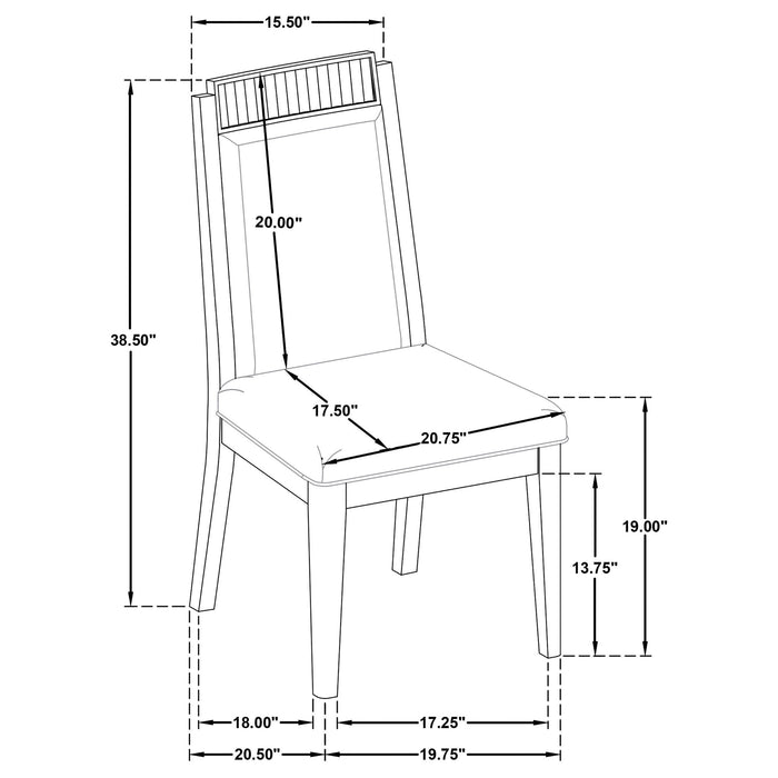 Mason - Dining Side Chair (Set of 2) - Black