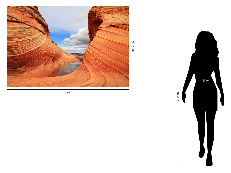 Tempered Glass With Foil - Parria Canyon - Orange