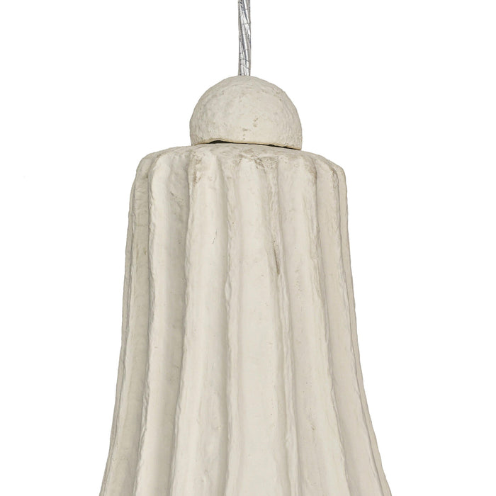 Looma - Cotton Mache Pendant Lamp - Off White