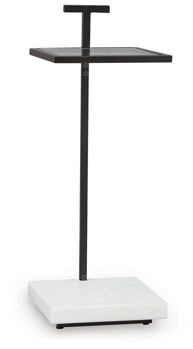 Mannill - Negro / Blanco - Mesa decorativa