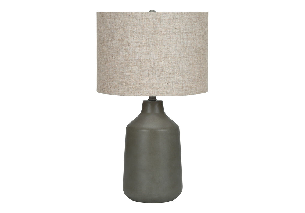 Lighting, Table Lamp, Concrete, Contemporary