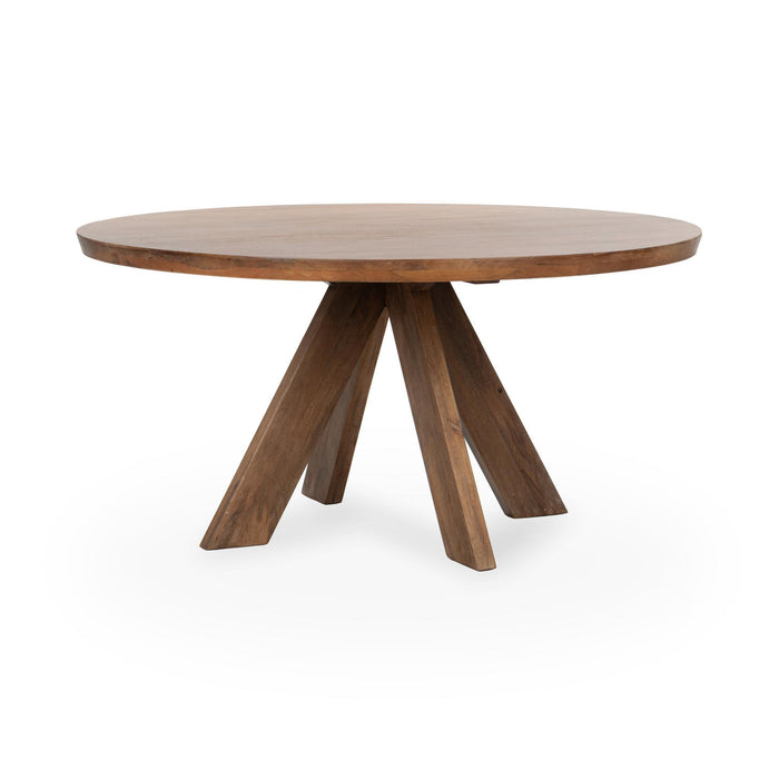 Rodrigo - Round Dining Table - Hickory Brown