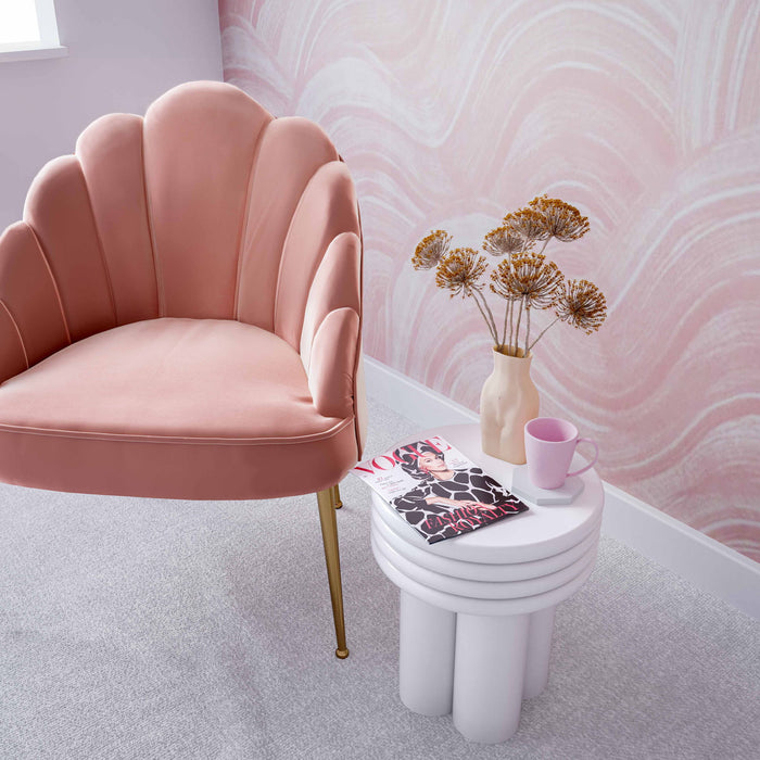 Delta - Concrete Side Table - Ivory