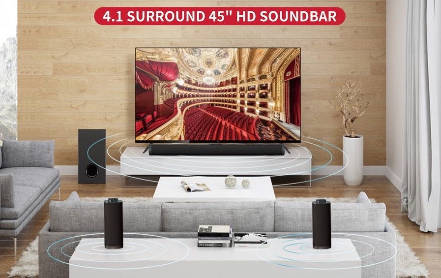 Surround Sound Speaker System - Black