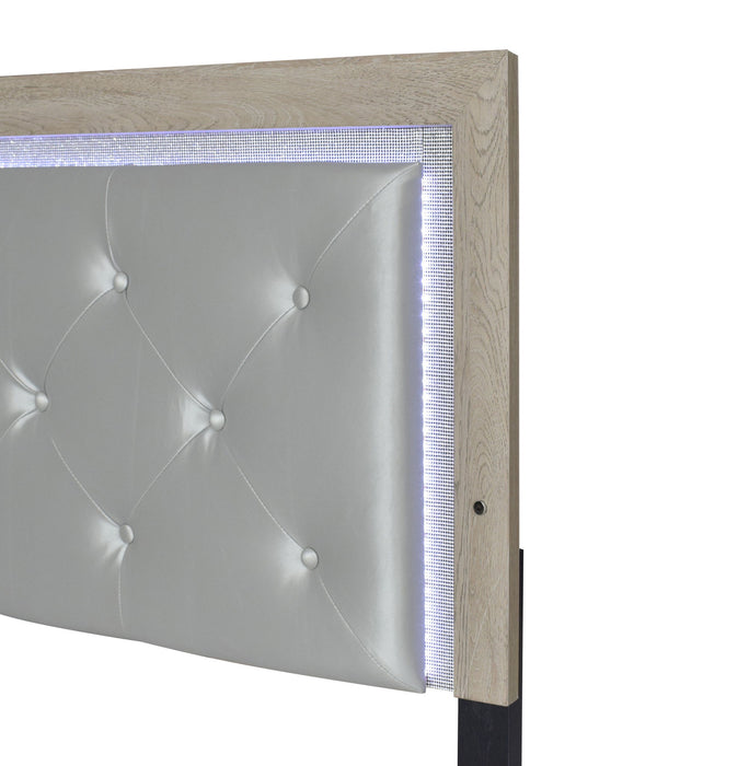 Jaylen - King 4 Piece Bedroom Set - Limed Oak