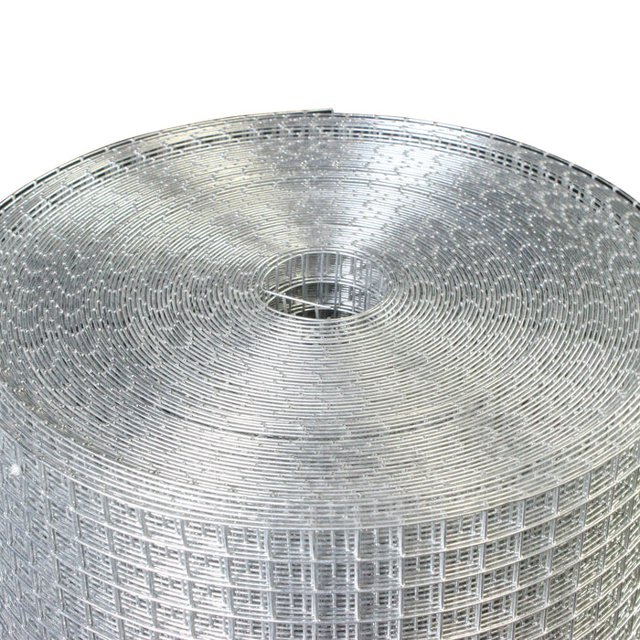 Galvanized Hardware Cloth, Chicken Wire Fence Roll For Garden And Animal Enclosures - Silver