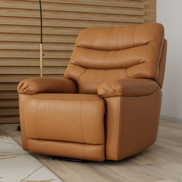 Oslo Antelope - Swivel Glider Recliner With Manual Footrest