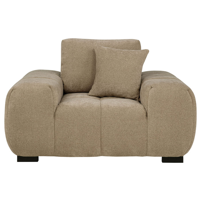 Plather - Track Arm Accent Chair